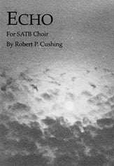 Echo SATB choral sheet music cover